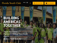 Tablet Screenshot of floridayouthclubofamerica.org